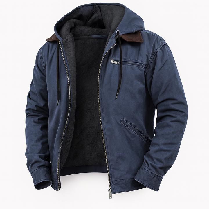 Nette herenjas met een zakelijke uitstraling, perfecte pasvorm voor stijlvolle kleding.