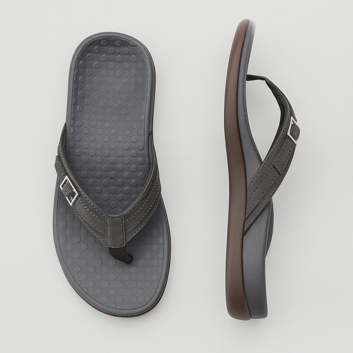 Dames orthopedische slippers met ergonomisch voetbed, bieden maximale voetondersteuning voor dagelijks comfort.