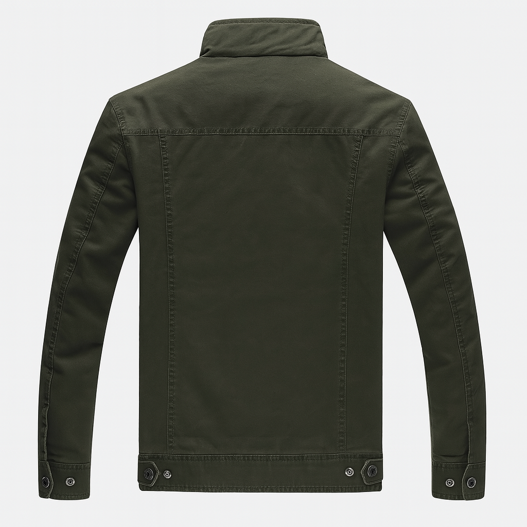 Comfortabel heren bomberjack, perfect als functionele outdoorjas voor casual gebruik in lente en herfst. Modieus.