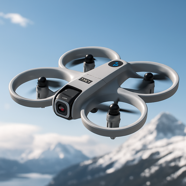 Professionele 8K UHD drone met 5G GPS, opvouwbaar design en hindernisvermijding voor luchtfotografie.