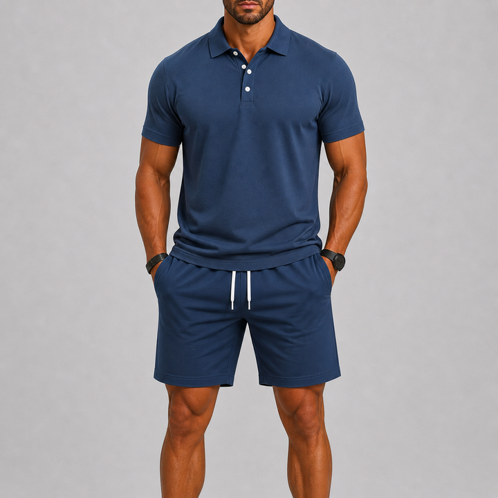 Complete heren zomer look WC2026: polo en shorts, de perfecte keuze voor een actieve en ontspannen zomer.