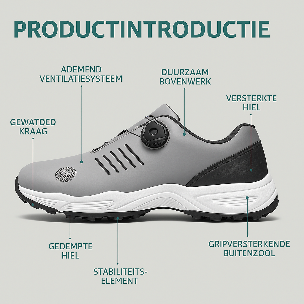 Lichtgewicht en ademende heren golfschoenen; comfortabel voor elke swing.