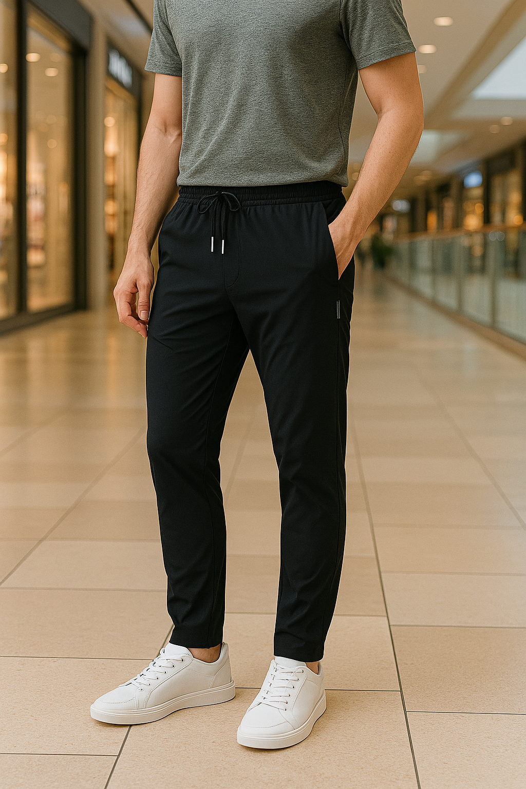 Luchtige herenbroek Milan; comfortabel & veelzijdig. Ideaal voor casual en nette looks in diverse kleuren.