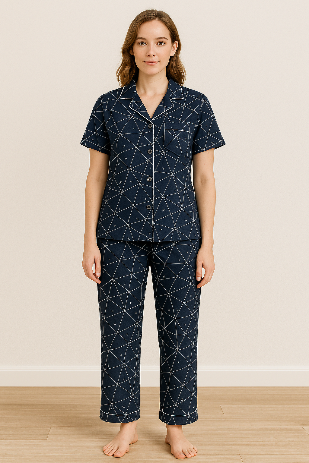 Perfecte heren pyjamaset voor avonden van ontspanning en comfort thuis, een must-have voor mannen.