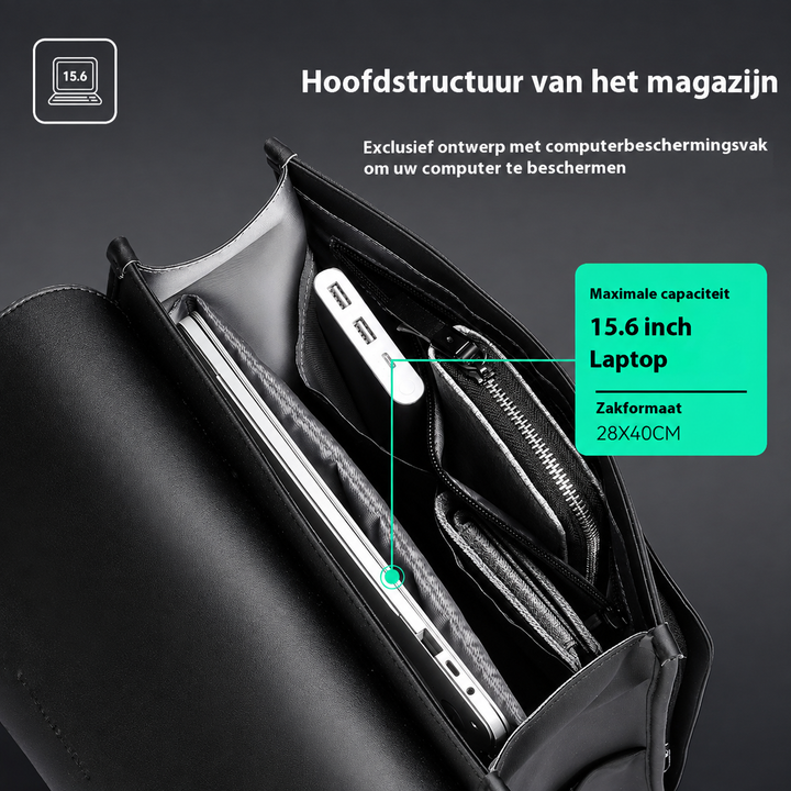 Robuuste heren business rugzak, geschikt als computerrugzak voor werk en school.