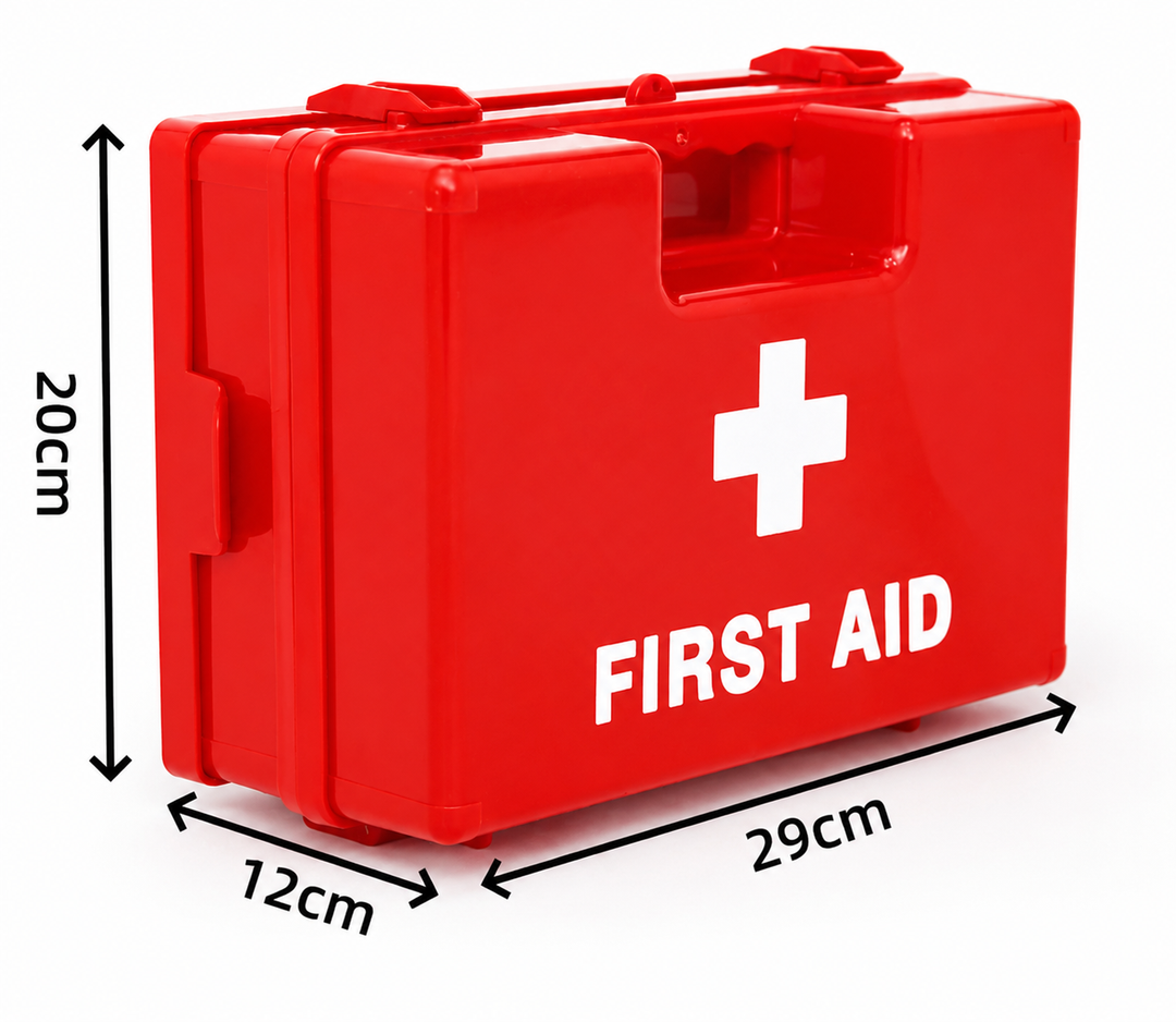 Complete basis EHBO kit voor thuis & werk. Handige verbanddoos met noodhulp artikelen voor kantoor en thuisgebruik.