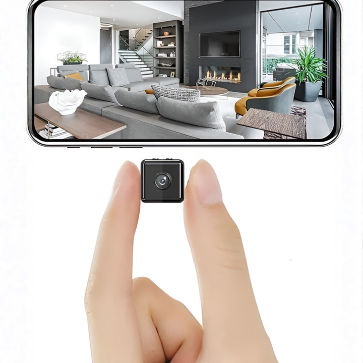 Draadloze 1080p wifi binnencamera voor huisbeveiliging. Compacte bewakingscamera met eenvoudige installatie.
