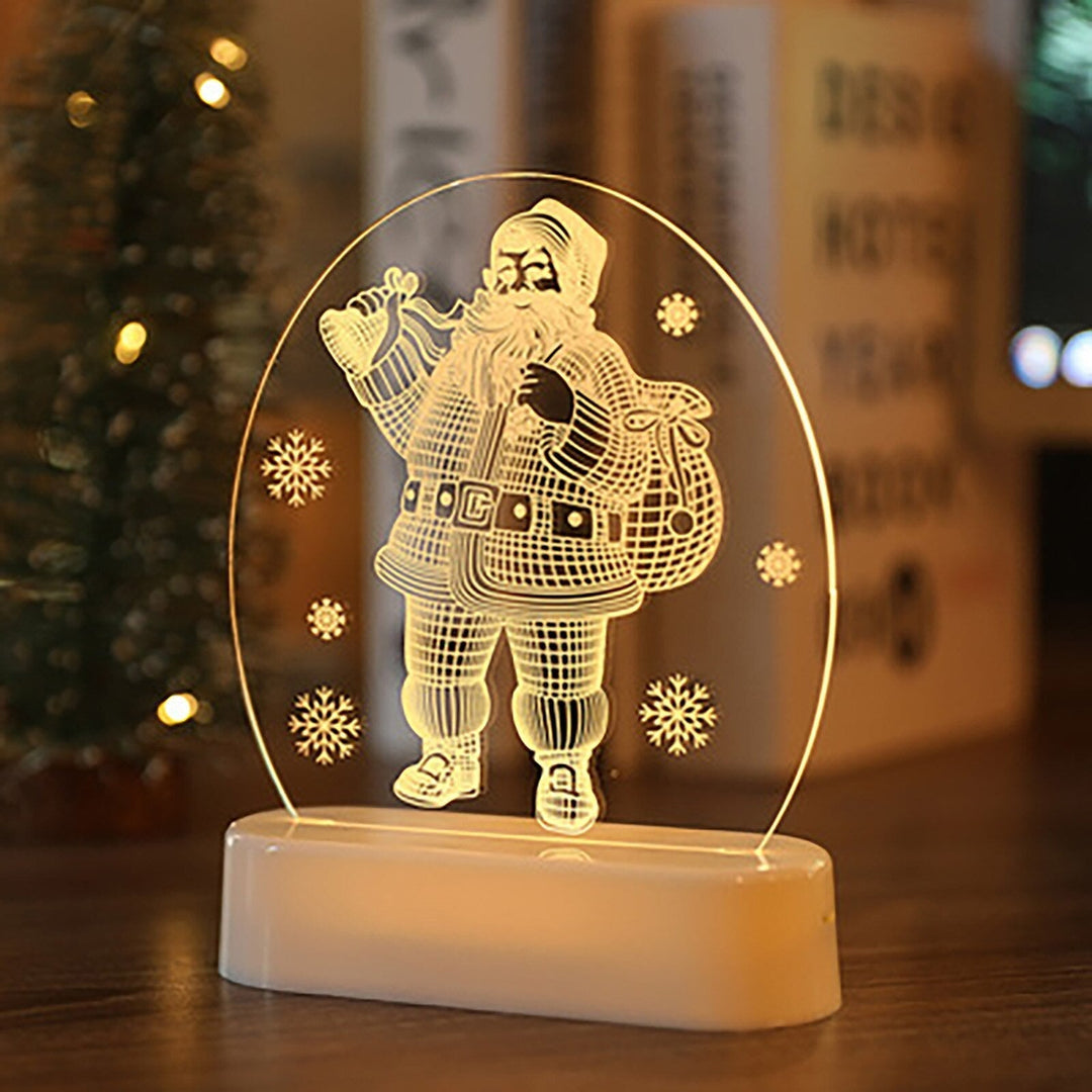 LED sfeerlicht, perfect als kerstcadeau of winterdecoratie in huis.
