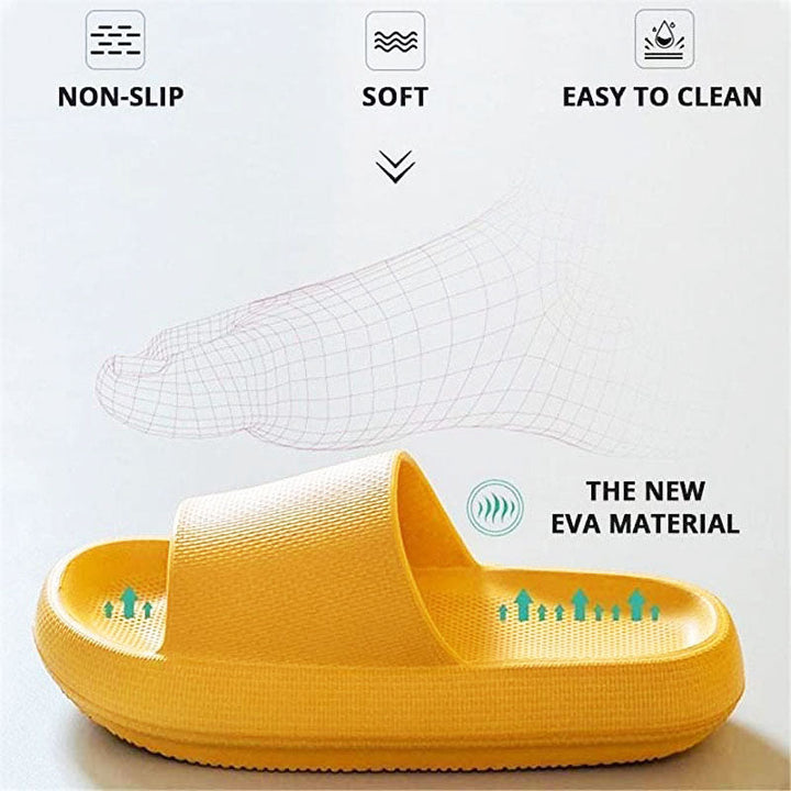 Ergonomische wolk slippers bieden ultiem comfort en zachte ondersteuning voor je voeten.