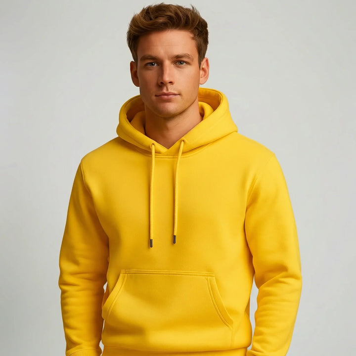 Heren hoodie met kangoeroezak, ideaal voor casual comfort en dagelijkse stijl.