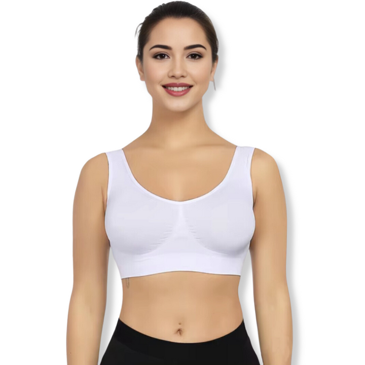 Dames comfort bh zonder beugel, CloudBra. Zacht, naadloos en ademend. Perfecte dagelijkse lingerie.