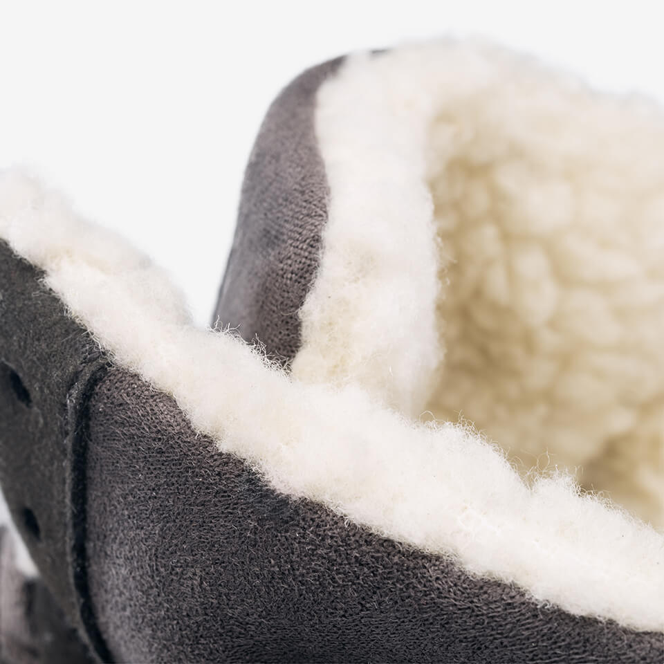 Gevoerde herenschoenen met antislipzool, warm en comfortabel voor dagelijks dragen.