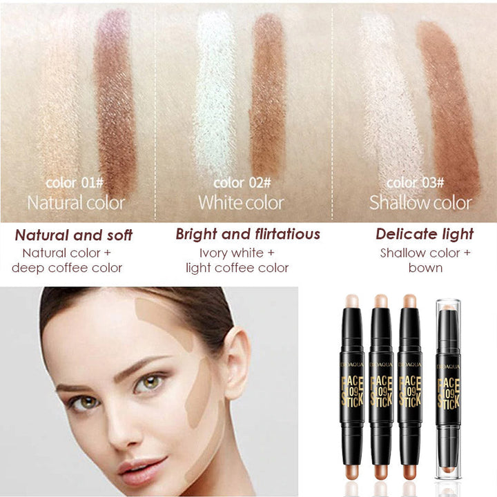 Waterproof cosmetica: dubbelzijdige concealer pen voor dames. Voor snelle en effectieve schoonheid.