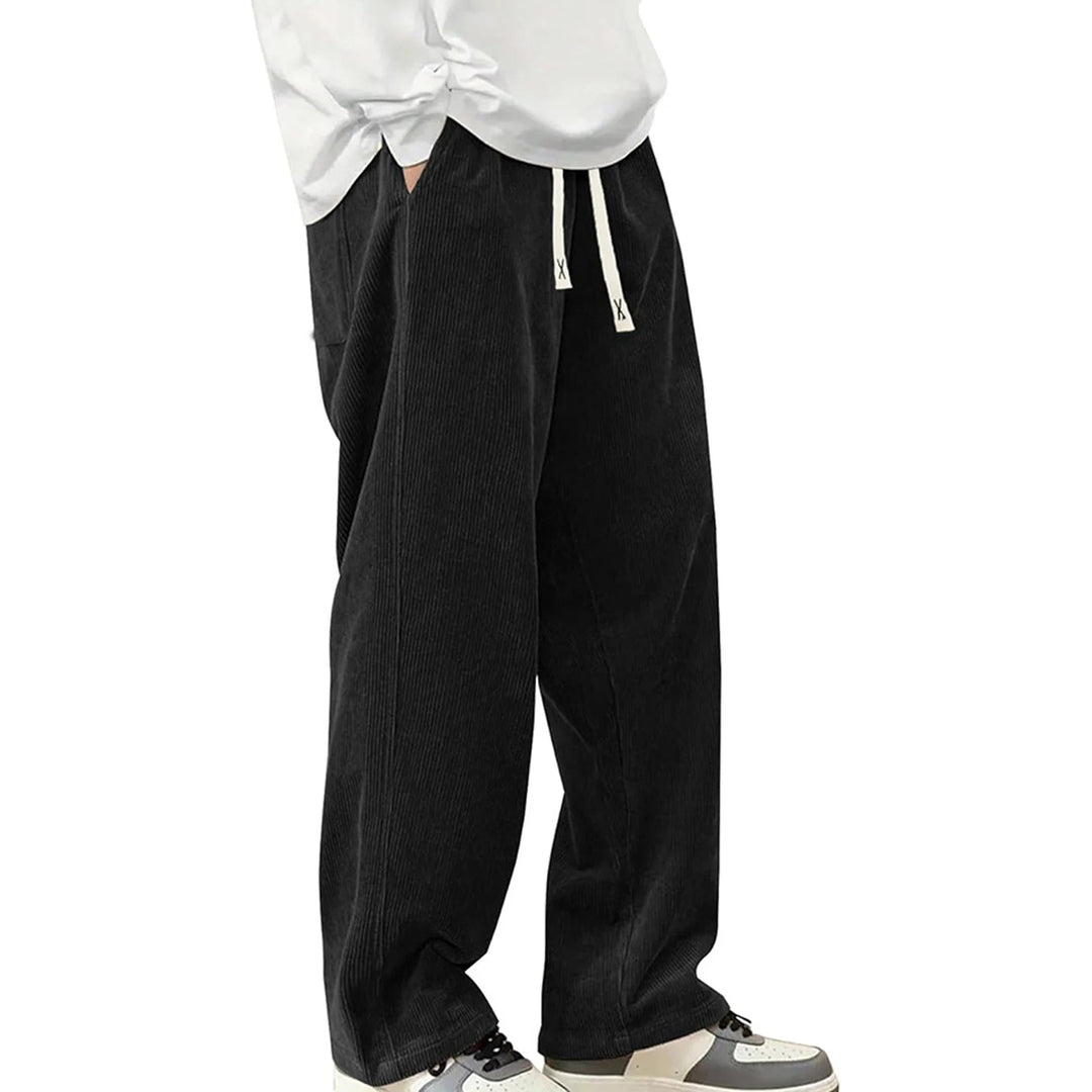 Heren relaxte jogger met elastische taille voor ultiem comfort. Ideaal als casual of vrijetijdsbroek.