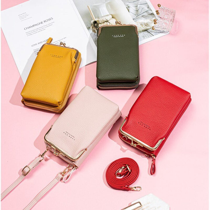 Telefoontasje crossbody met handige organizer, ideaal voor dames die praktisch en trendy willen zijn.
