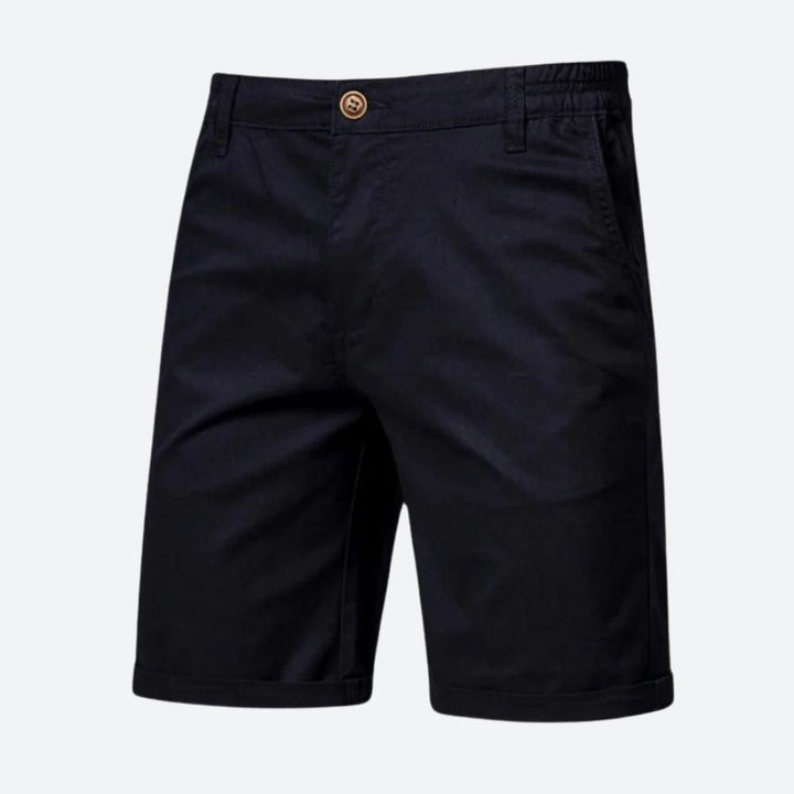 Heren korte broek met comfortabele pasvorm, ideaal voor zomerse casual dagen en ontspanning.