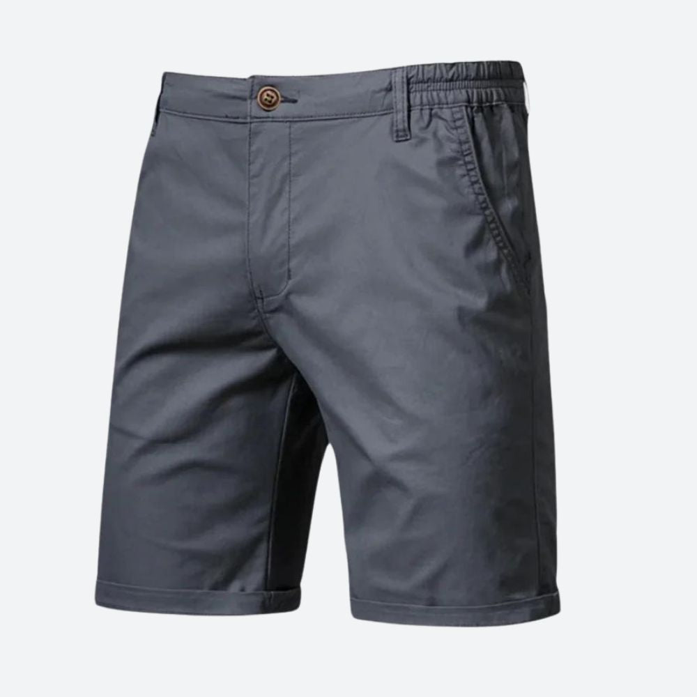 Ademende heren short, zacht en comfortabel, essentiële herenmode voor de zomer met relaxte pasvorm.