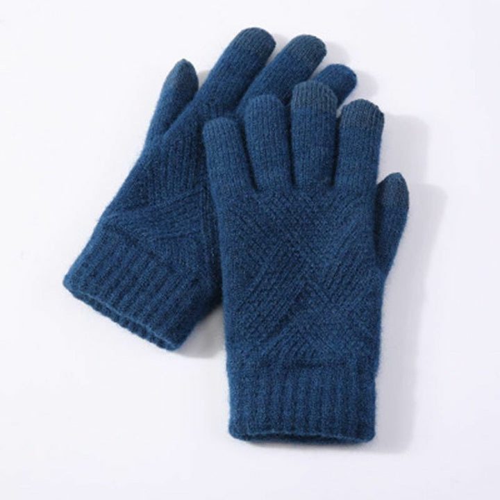 Hoogwaardige gebreide winterhandschoenen voor dames, zacht, warm en heerlijk comfortabel.