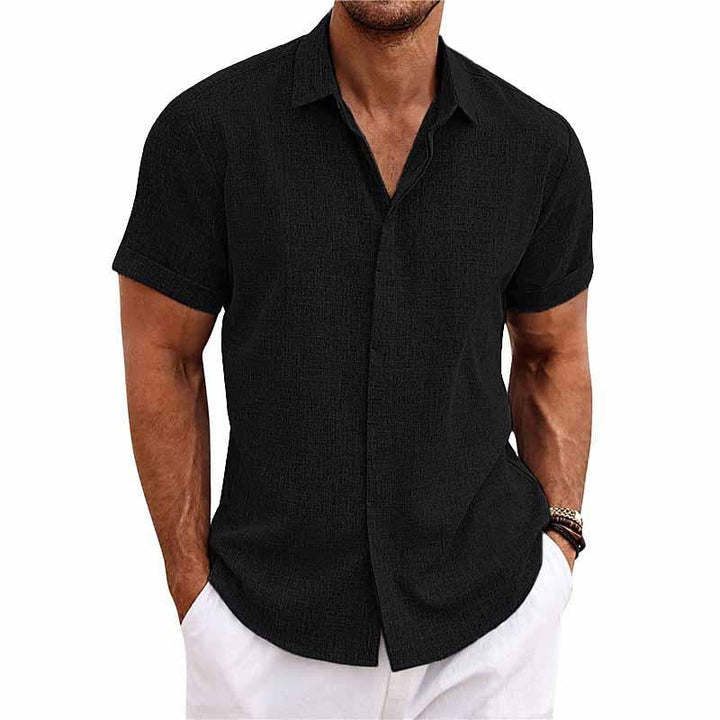 Luchtig casual heren overhemd, perfect voor zomerse dagen. Stijlvol en comfortabel herenkleding.