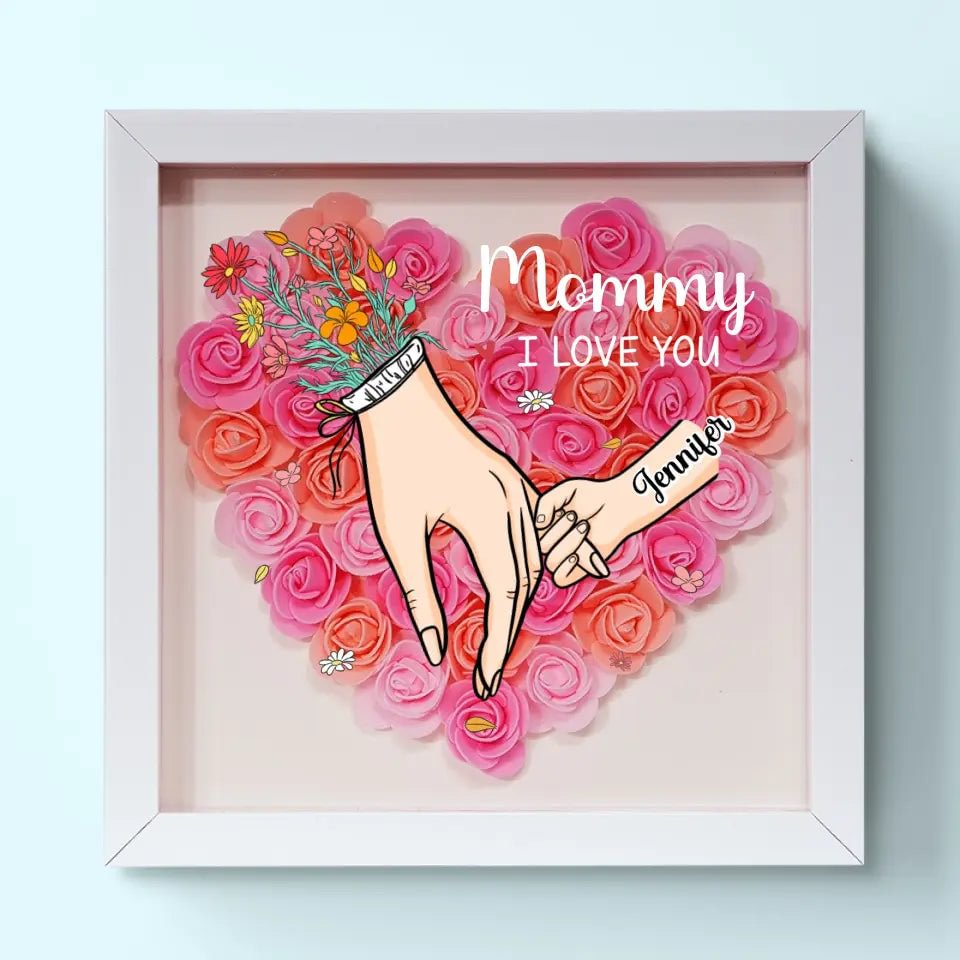Bloemenlijst met naam, een persoonlijk cadeau voor moederdag. Voeg een vleugje natuur toe aan huis.