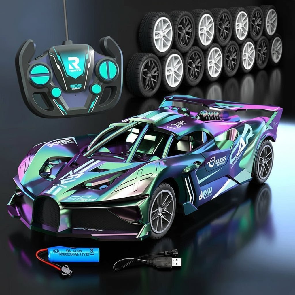 Coole RC sportwagen, perfect cadeau. Ervaar realistische besturing en spectaculaire drifts met deze auto.
