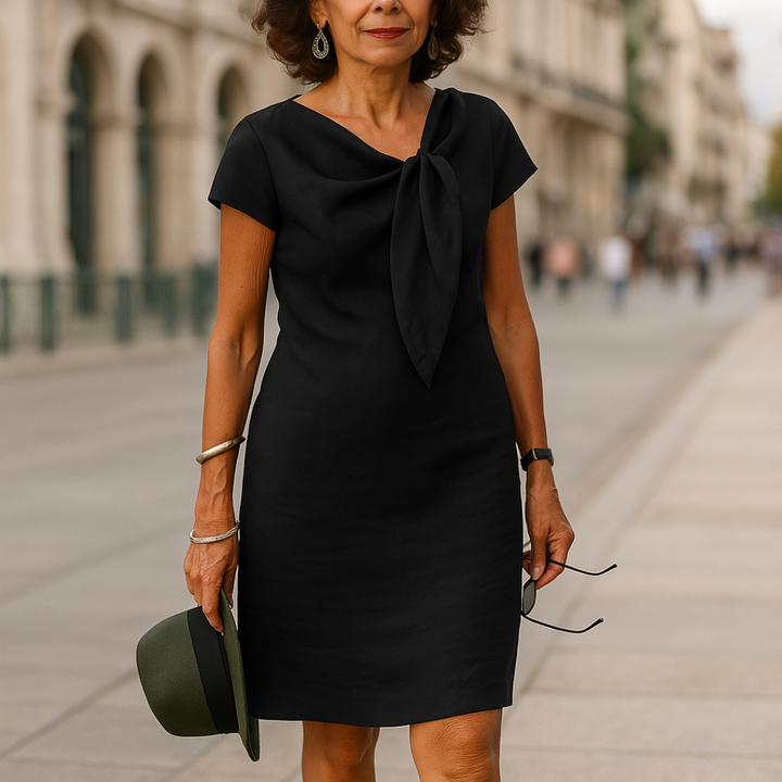 Elegante lintjurk: casual dames mini zomerjurk. Perfect voor een comfortabele, trendy lentekleding look.