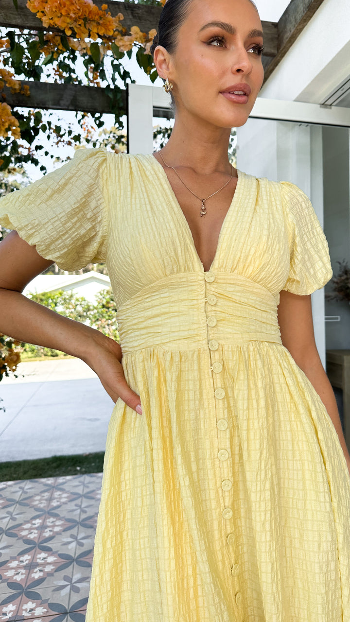 Casual dames maxi zomerjurk met V-hals, luchtig en comfortabel voor een relaxte dag.