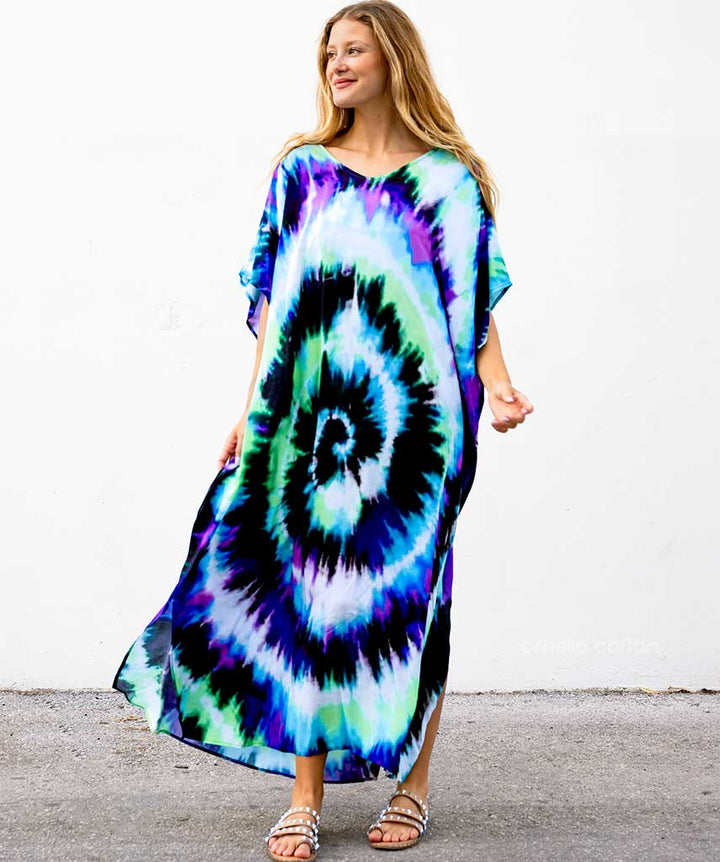 Dames maxi zomerjurk Salve, perfecte mix van casual en elegantie met prachtige bloemenprint.