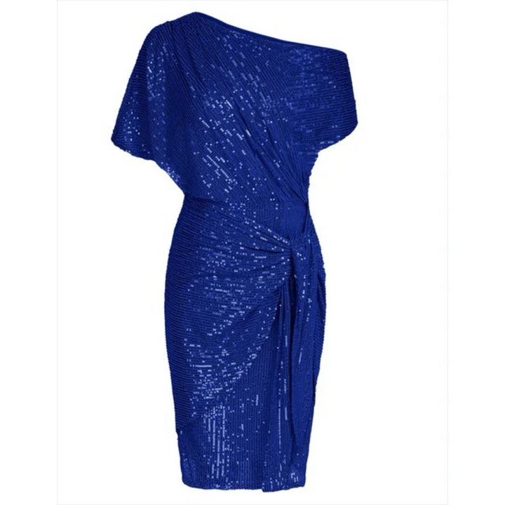 Trendy dames party kleding: dazzling midi paillettenjurk voor elk feest, vol glitter en glamour.