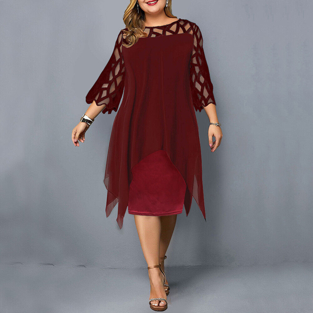 Comfortabele oversized midi jurk voor dames, met een losse pasvorm. Geschikt voor elke dag.