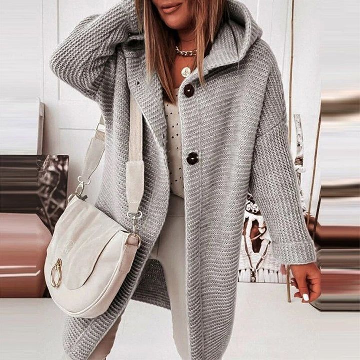 Trendy damesvest met comfortabele capuchon. Dit veelzijdige vest is een stijlvolle aanvulling op elke outfit.