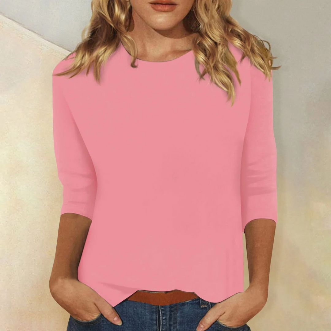 Stijlvol dames shirt Ava met lange mouwen, comfortabel en elegant. Perfect voor dagelijks gebruik.