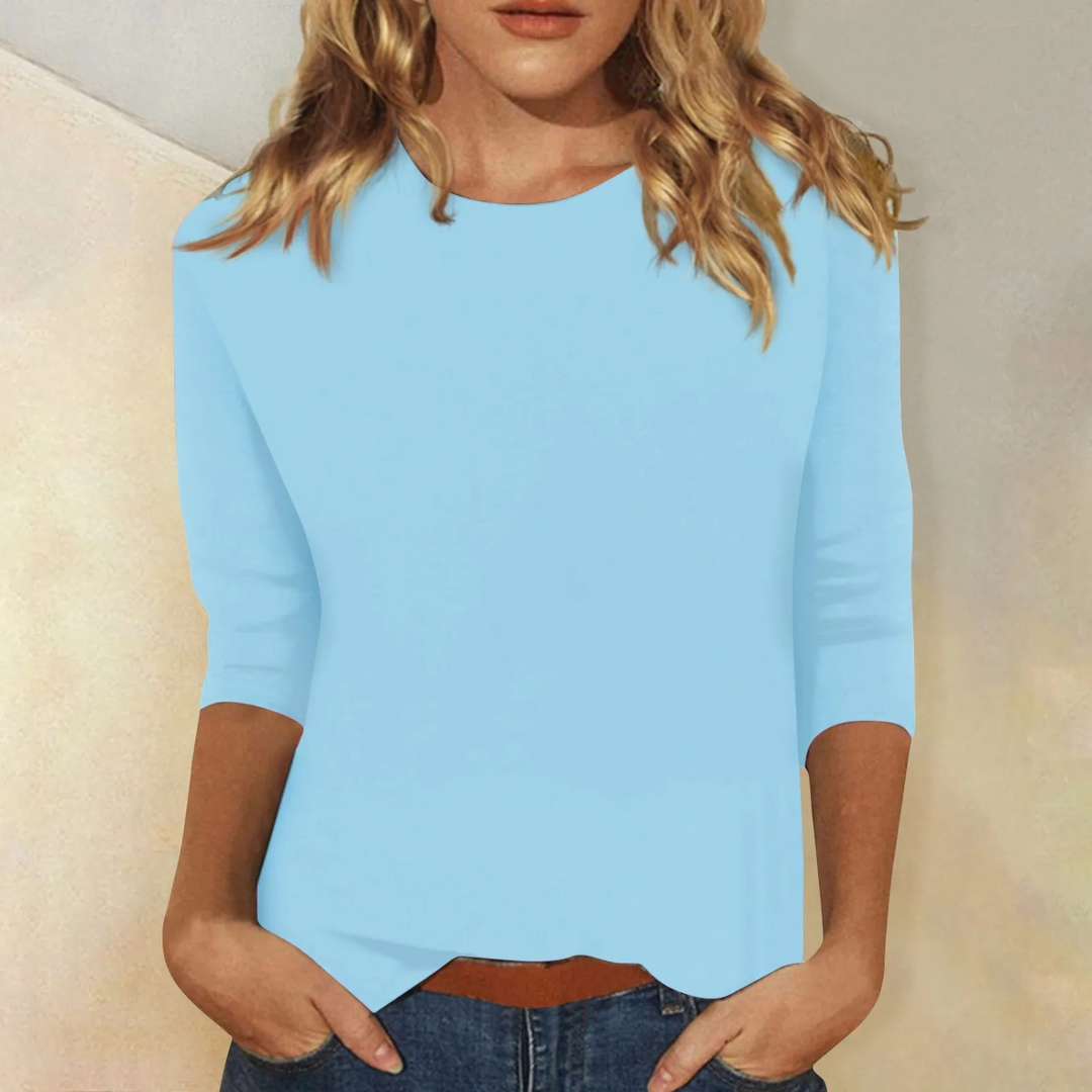 Elegant dames shirt Ava met lange mouwen, modieus ontwerp voor een stijlvolle uitstraling.