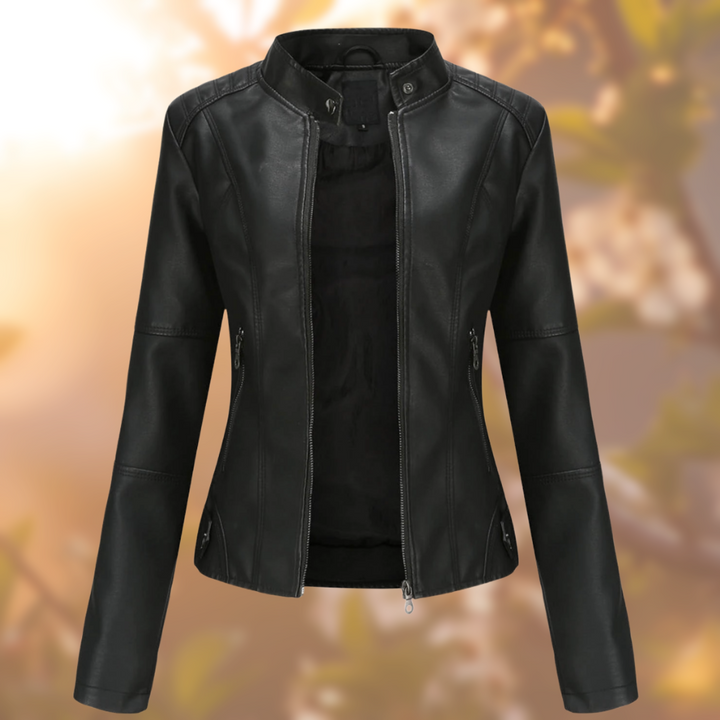 Stijlvolle KatiesJacket leren winterjas voor dames. Warm, comfortabel en elegant voor elk seizoen.