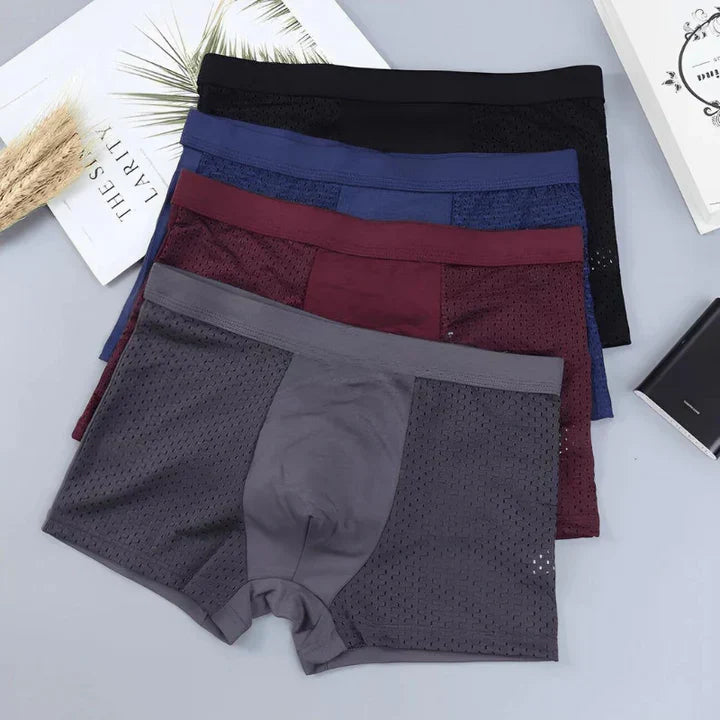 Complete heren boxershort set voor mannen, comfortabel en ademend ondergoed met perfecte pasvorm in diverse kleuren.