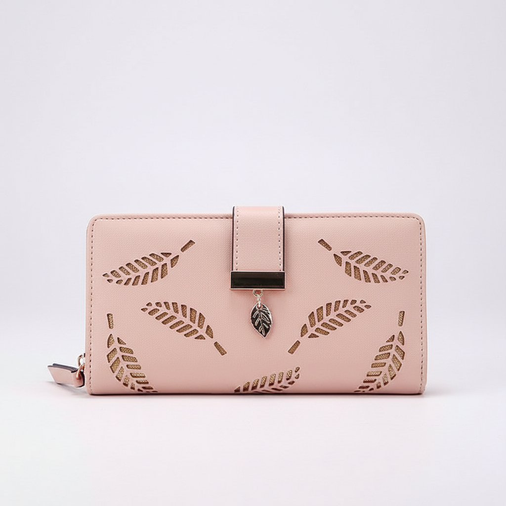 Chique lange dames portemonnee van PU leer, een stijlvol en essentieel accessoire voor elke vrouw.