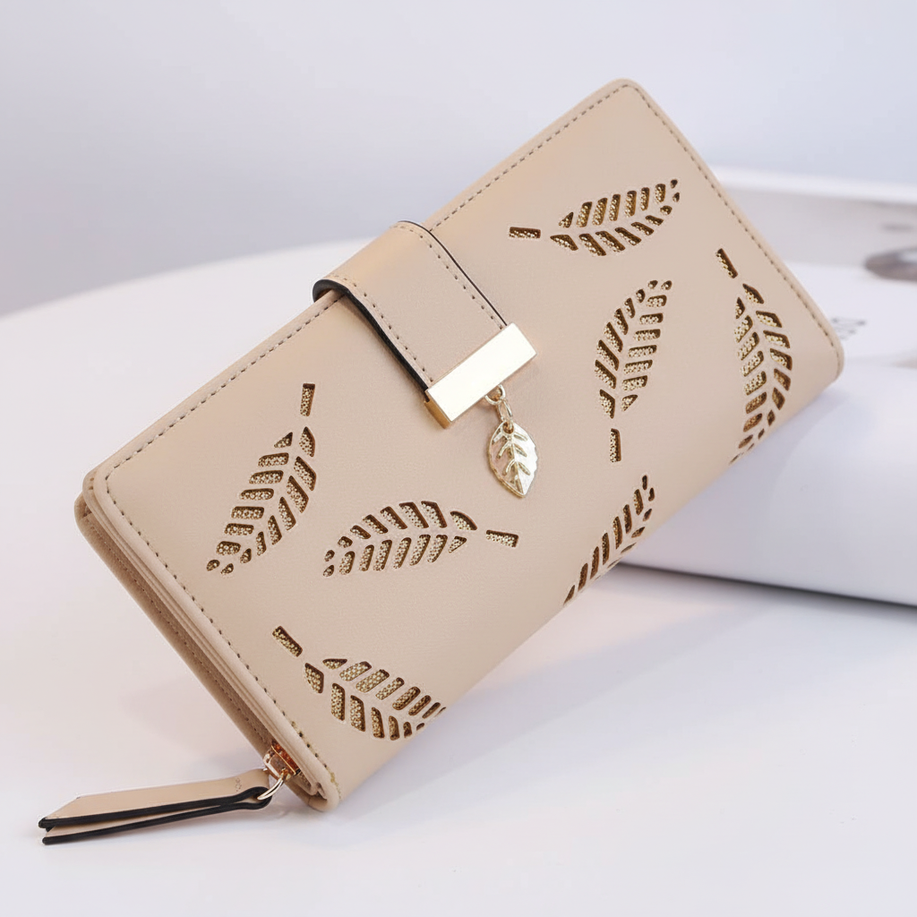Stijlvolle lange dames portemonnee van hoogwaardig PU leer, perfect accessoire voor elke gelegenheid.