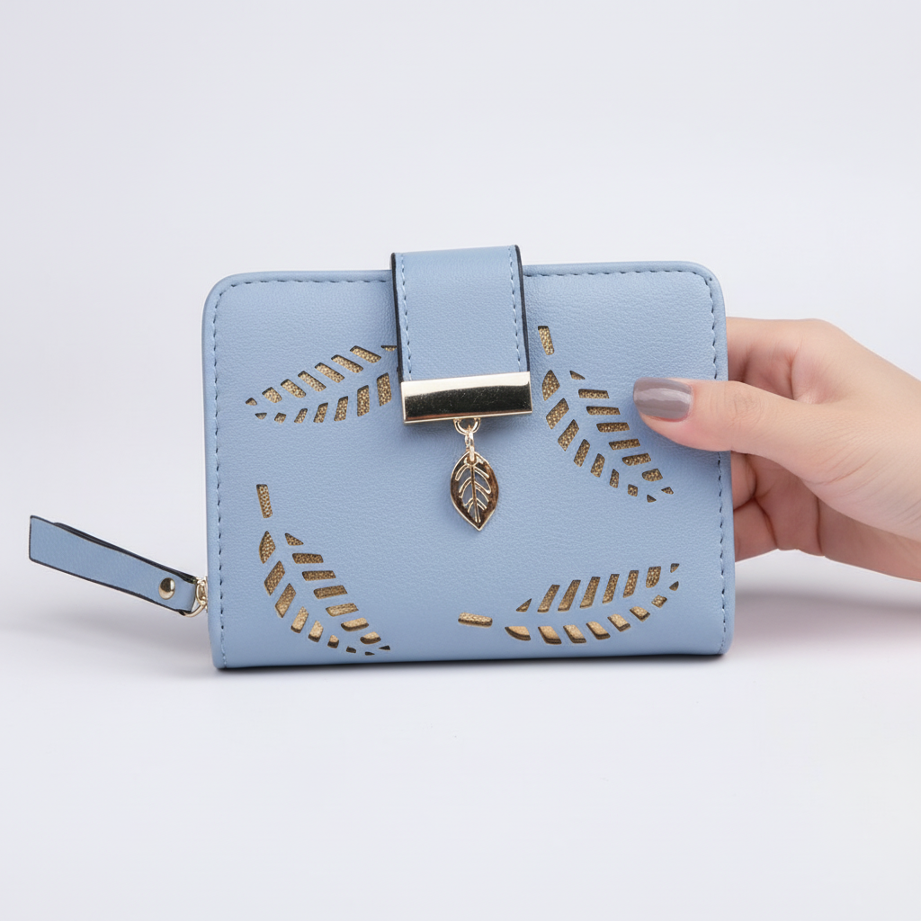 Lange dames portemonnee met ritssluiting, veilig en elegant voor al je essentiële benodigdheden.