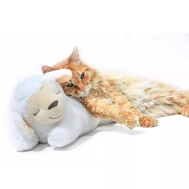 Comfortabele puppy knuffel met voelbare hartslag voor huisdieren. Ideaal voor warmte en veiligheid.
