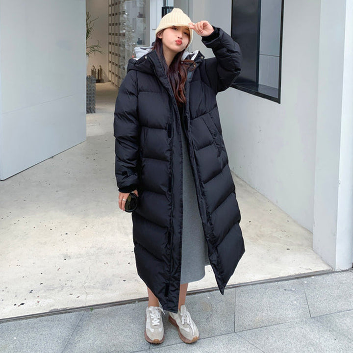 Dames Parka Winterjas Dony Dons: Warme, stijlvolle lange jas voor dames, perfect voor koude winterdagen.