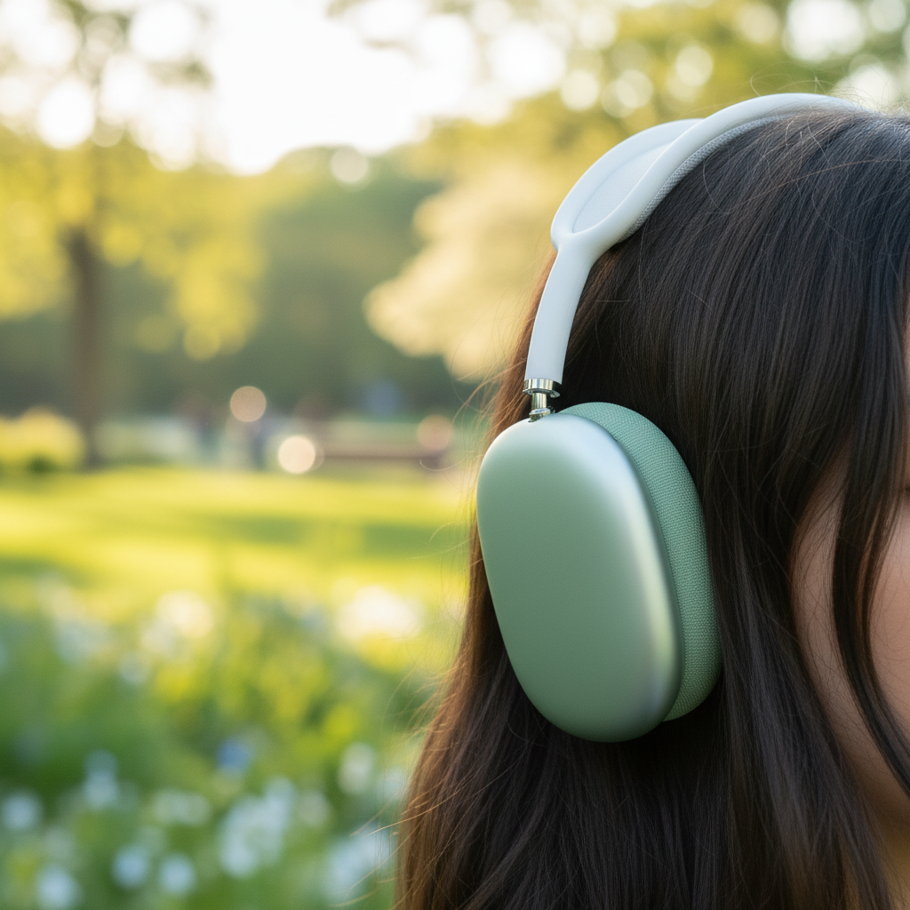 Draadloze over-ear koptelefoon met bluetooth voor helder geluid en comfortabele pasvorm.