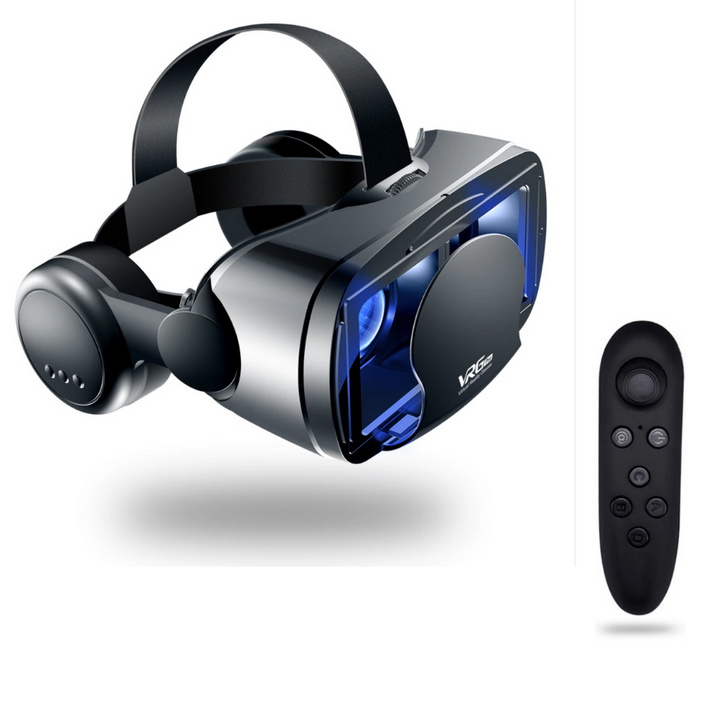Geniet van virtuele realiteit met deze VR-bril, compleet met hoogwaardige headset en 3D audio.