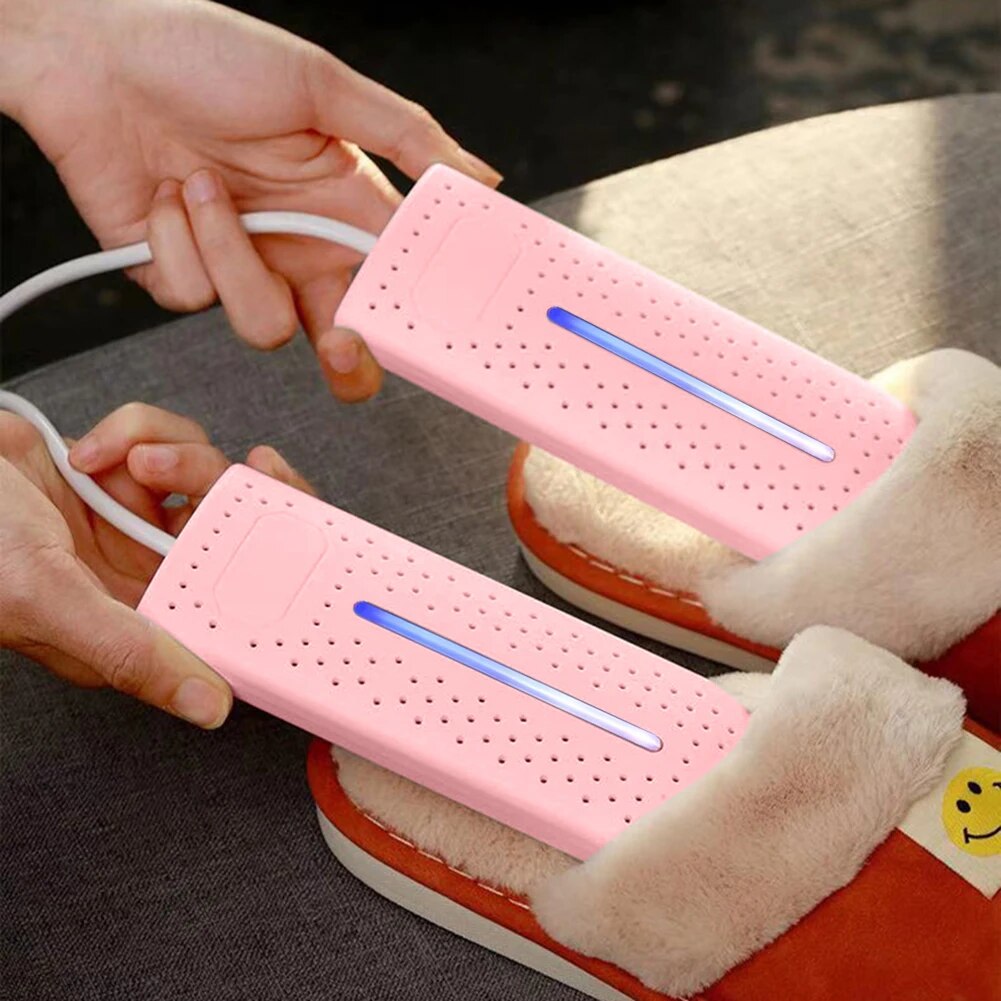Ultraviolette schoensterilisator, verwijdert vocht en bacteriën, voor een optimaal schoenklimaat.