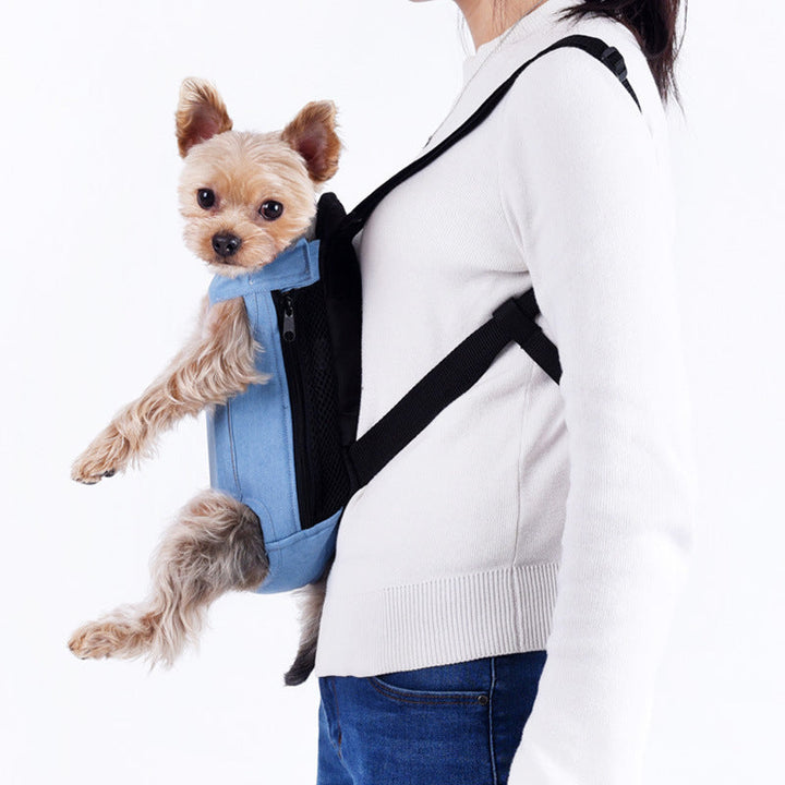 Huisdier draagzak voor comfortabel en veilig reizen met hond, kat of puppy.