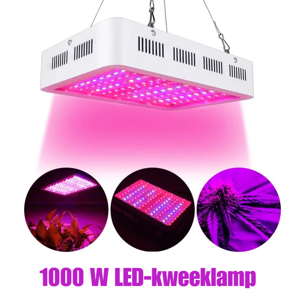 Maximaliseer plantengroei met deze 1000W LED kweeklamp. Volledig spectrum plantenlamp voor uitstekende indoor resultaten.