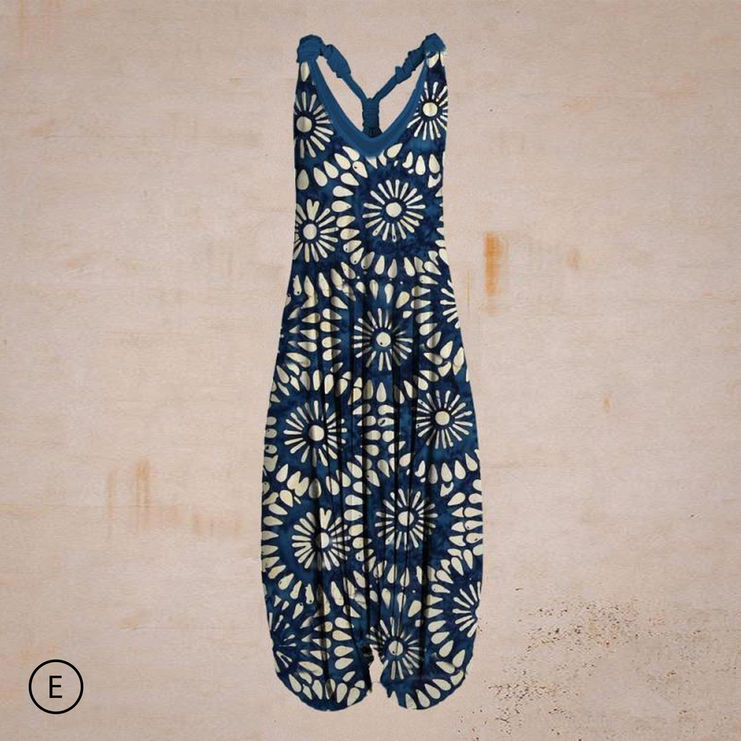 Zachte comfortabele Lina jumpsuit, een eendelig kledingstuk voor moeiteloze damesmode.