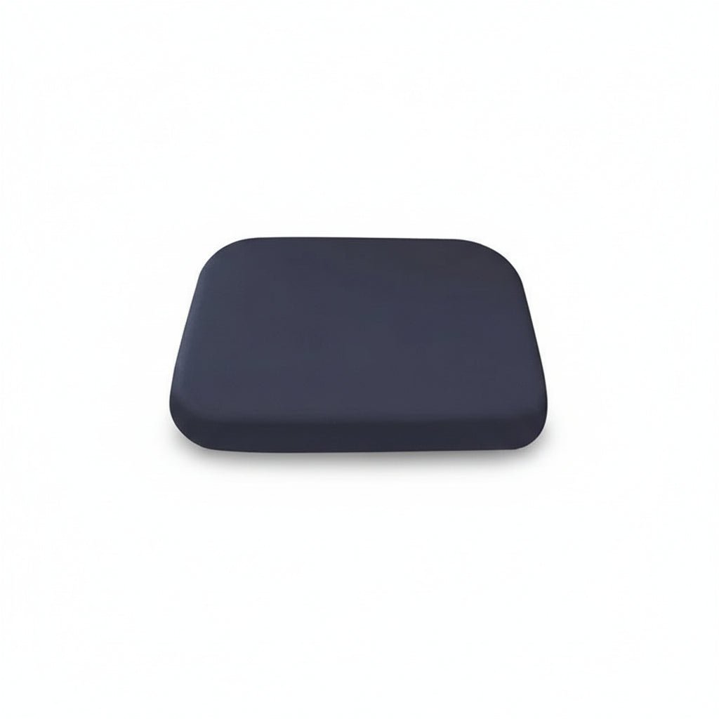 Antislip onderkant van ergonomisch geheugenfoam zitkussen, zorgt voor stabiliteit en comfort op elke stoel.