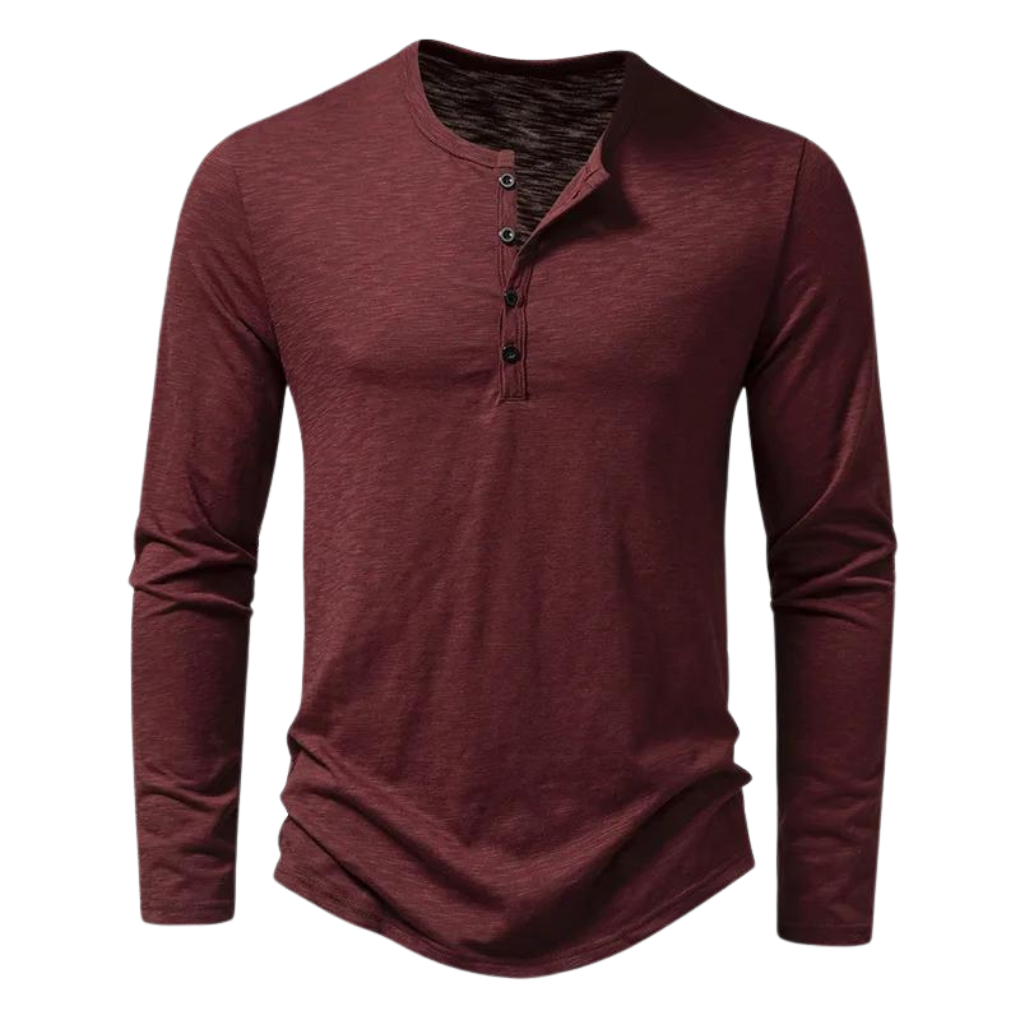 Heren T-shirt met lange mouwen, comfortabel en stijlvol voor een casual look. Ronde hals.