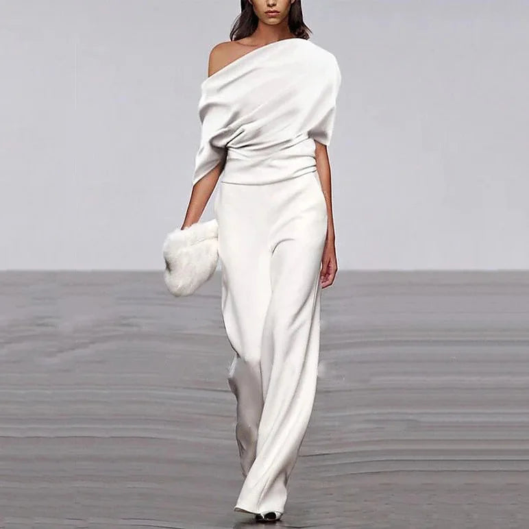 Comfortabele dames jumpsuit Cecile, veelzijdig voor zowel casual als feestelijke gelegenheden.