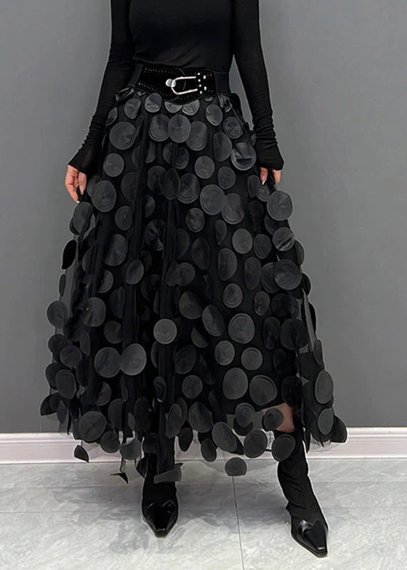 Comfortabele zomerrok voor dames met vrolijke stippenprint, perfect voor een lichte en luchtige look.